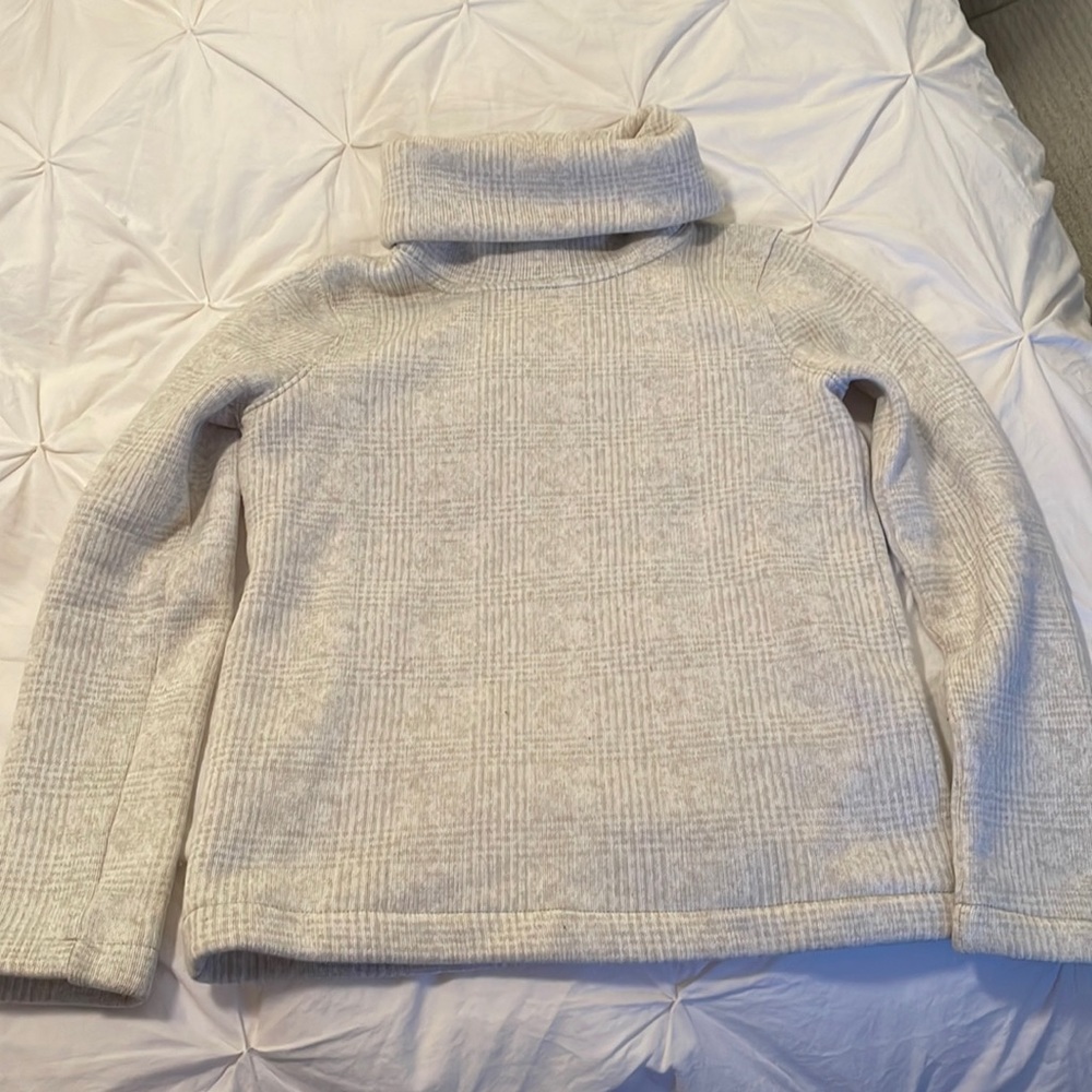Jcrew sweater with fold down neck